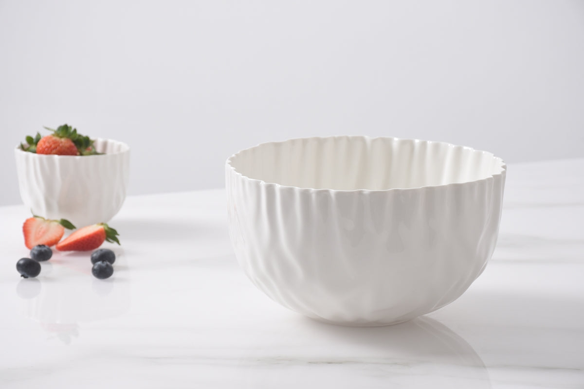 Mascali Bianca Medium White Bowl