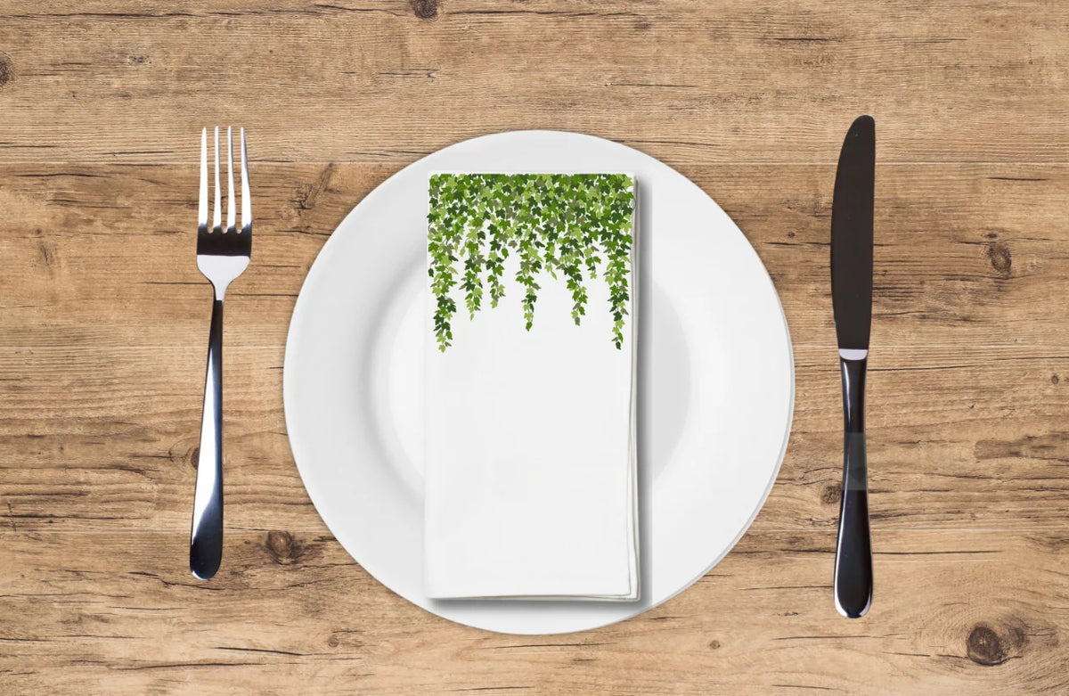 Hanging Ivy Curtain Guest Towels