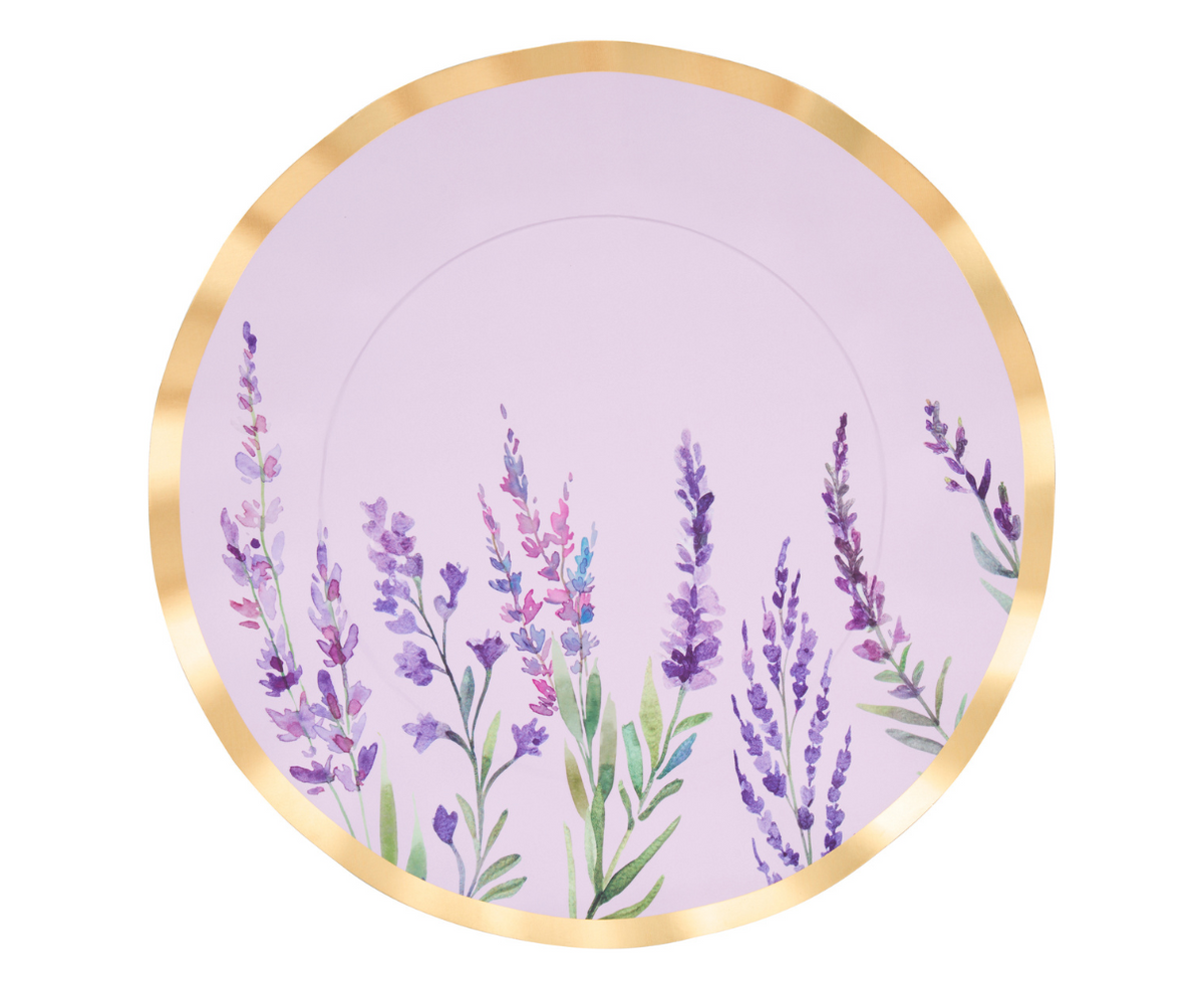 Lavender Field Dinner Plates 8pk