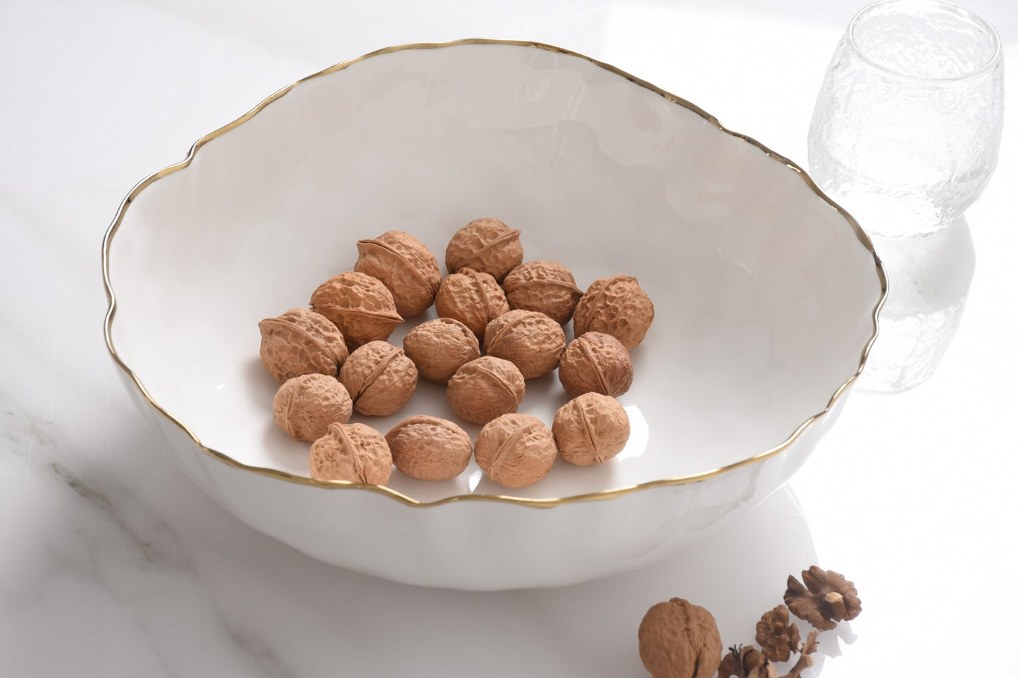 Large Portofino White Bowl