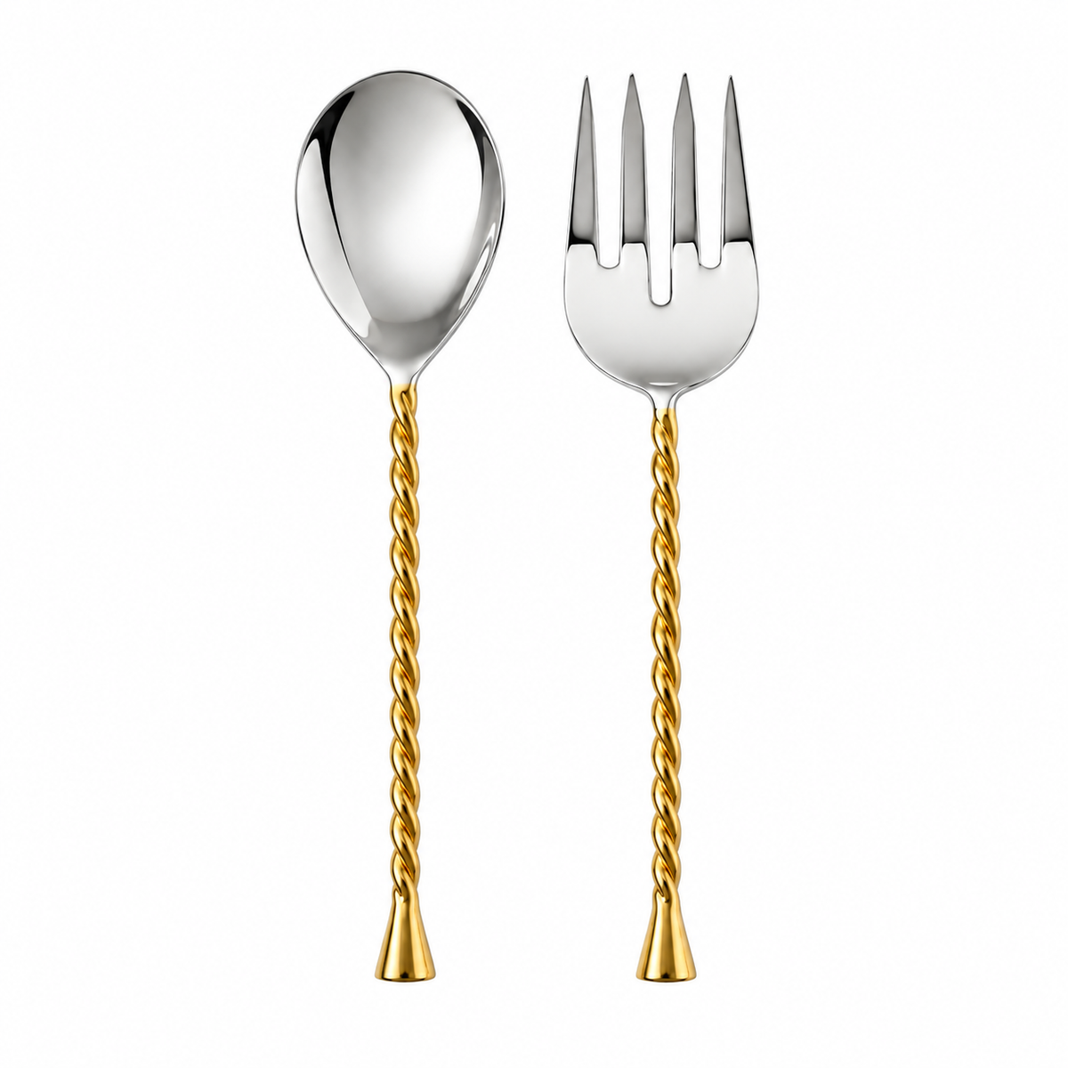 Gold/Silver Salad Servers