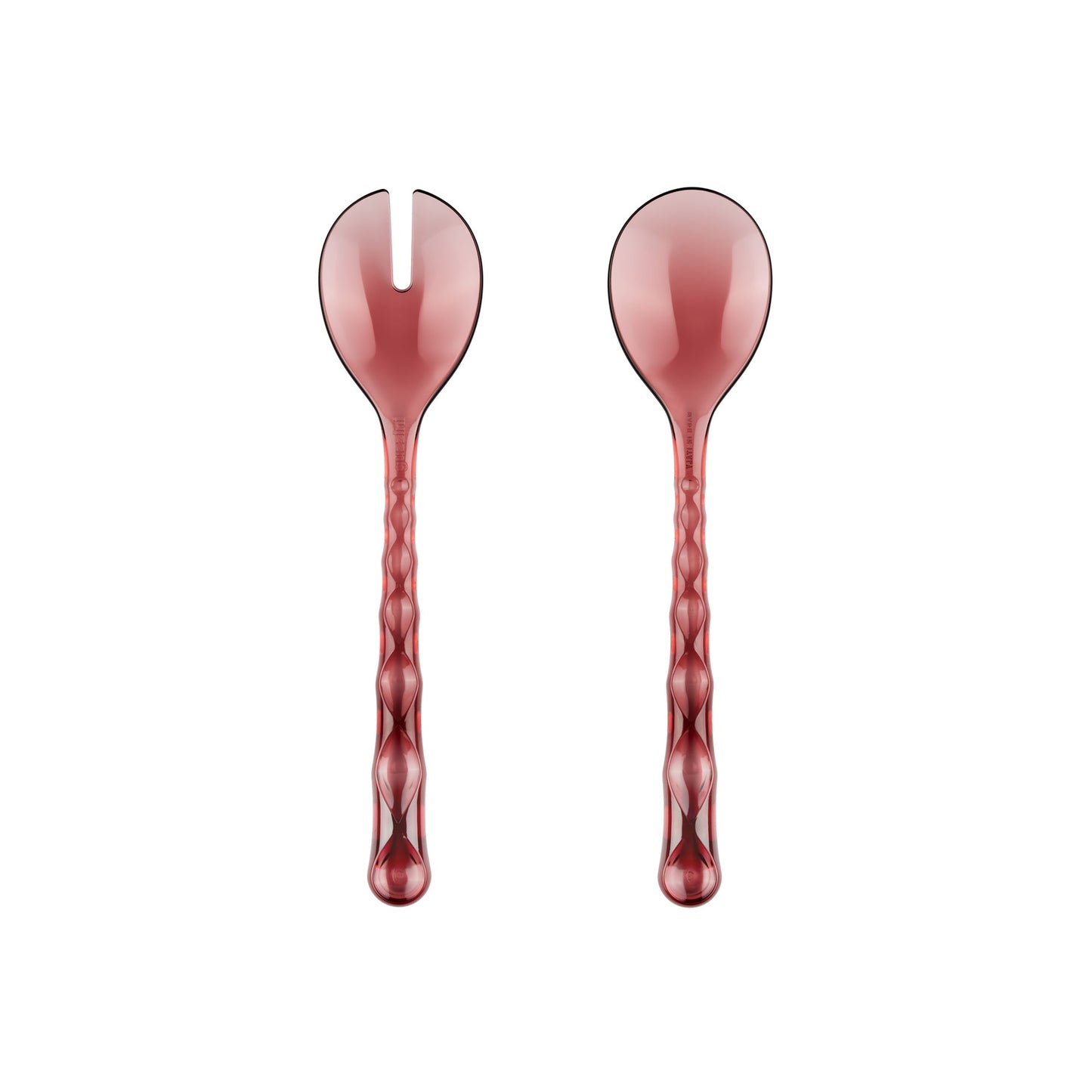 Guzzini Vanity Salad Servers (Mauve)
