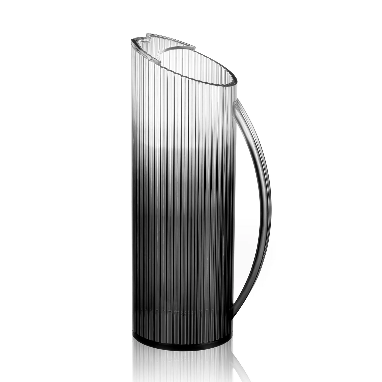 Acrylic Ribbed Pitcher