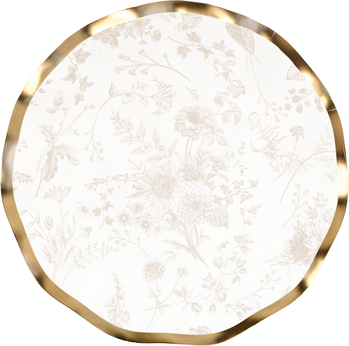 Timeless Sand Wavy Dinner Plates 8pk