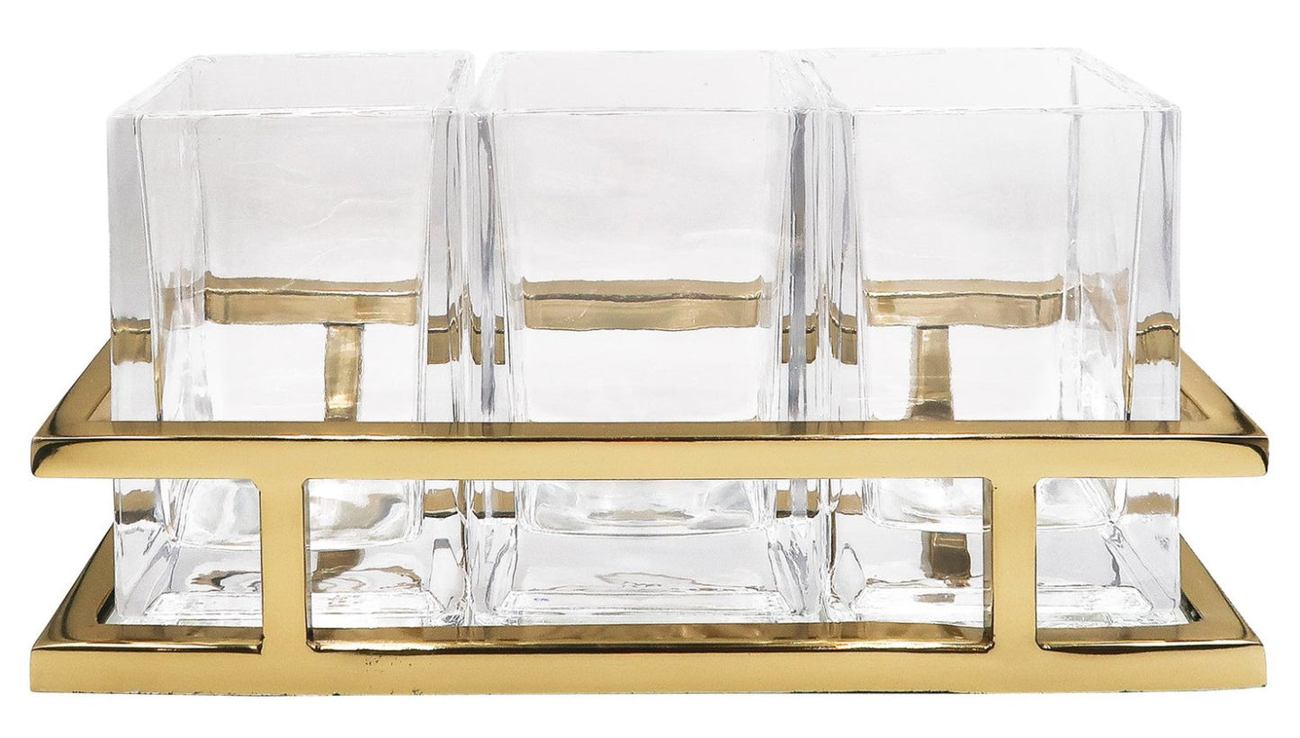 Gold Aspen Cutlery Caddy
