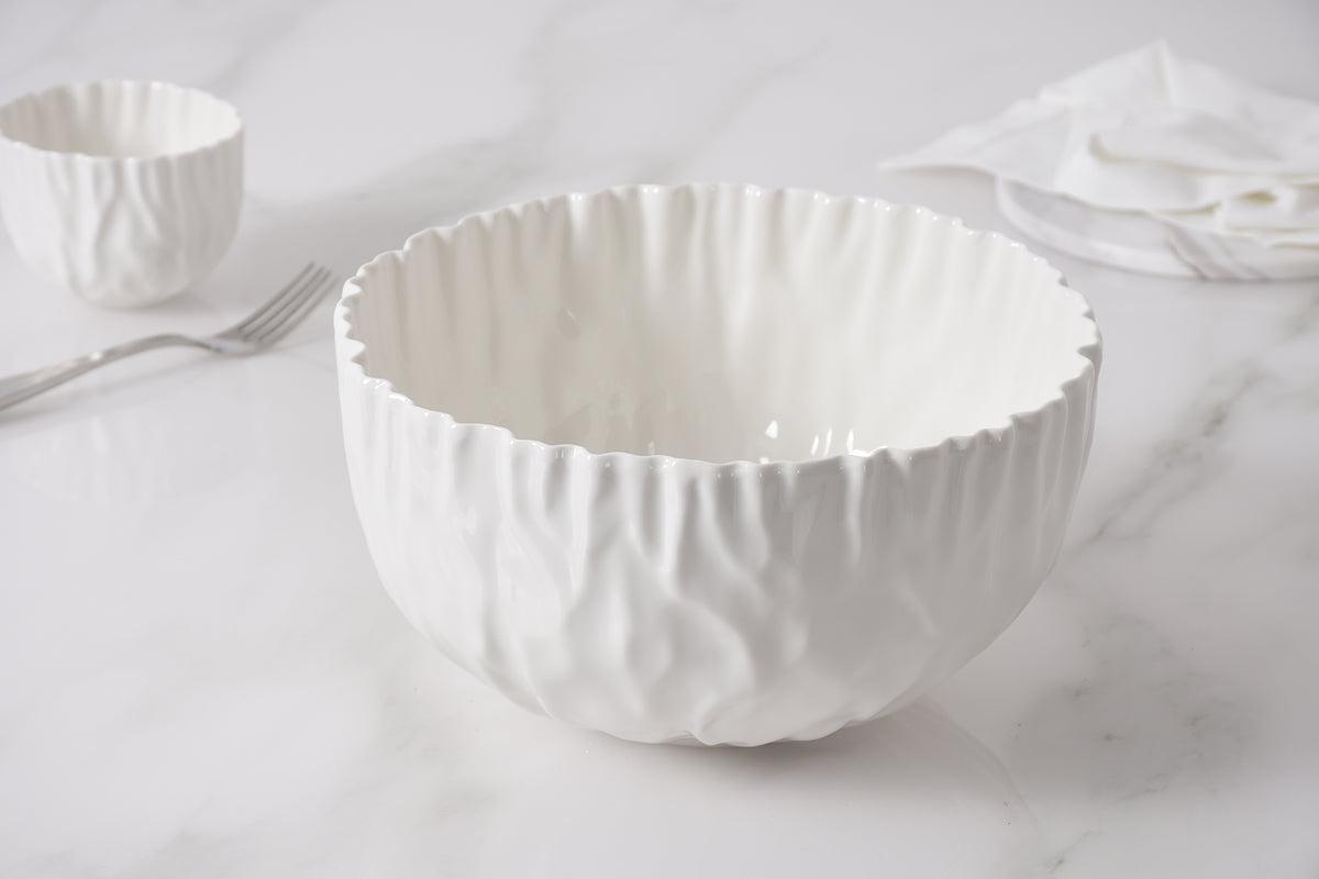 Mascali Bianca Large White Bowl
