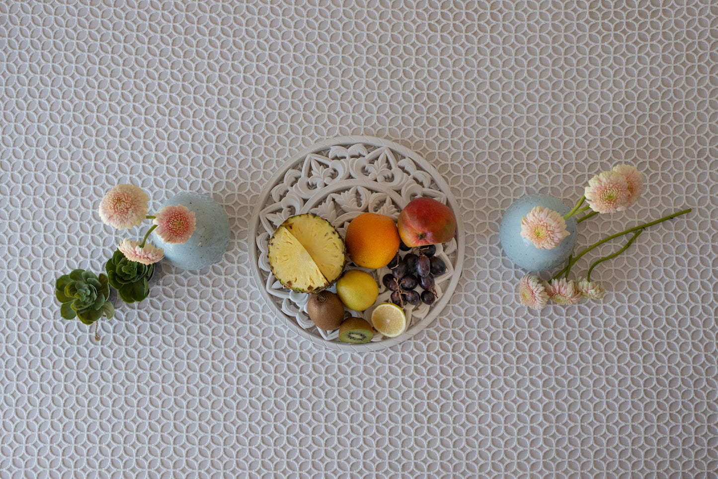 Whitana White Tablecloth