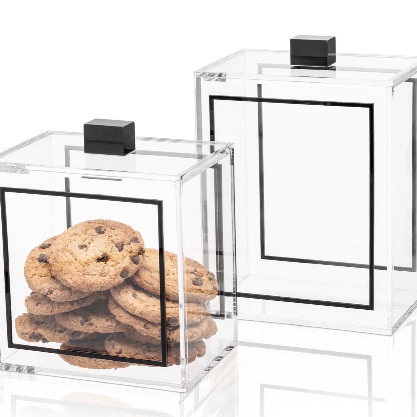 Black Trim Canister 2 Sizes