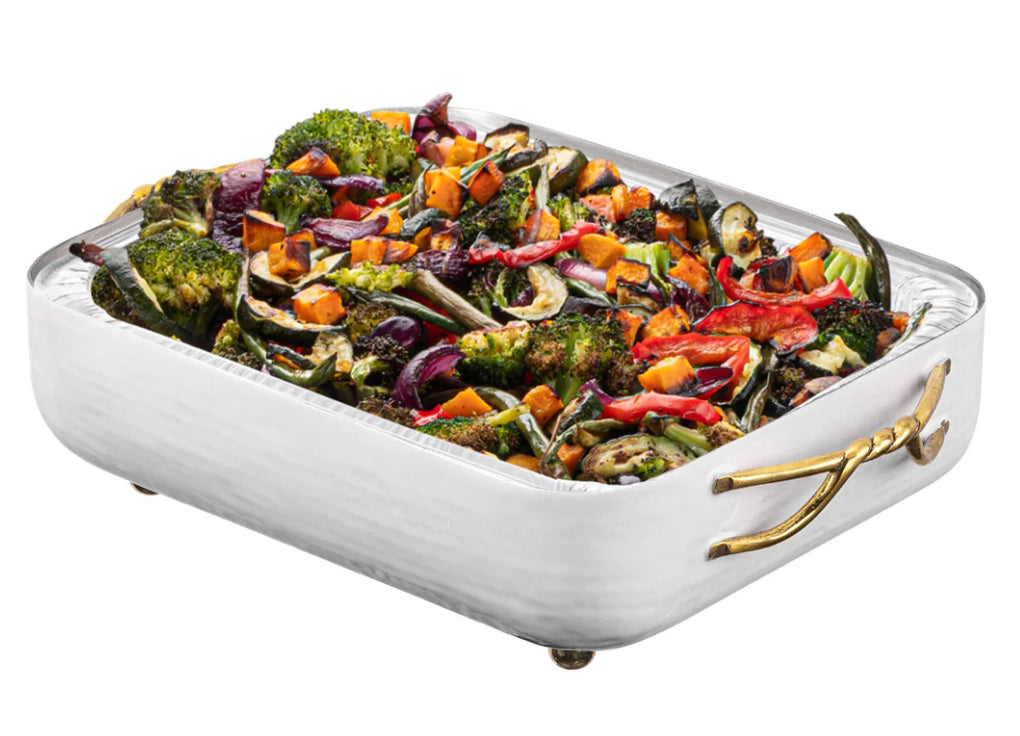 White Pan - Entangled Handles