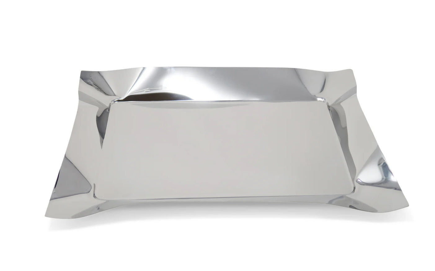 Oblong Stainless Steel Tray 18.5”Lx13.5”W