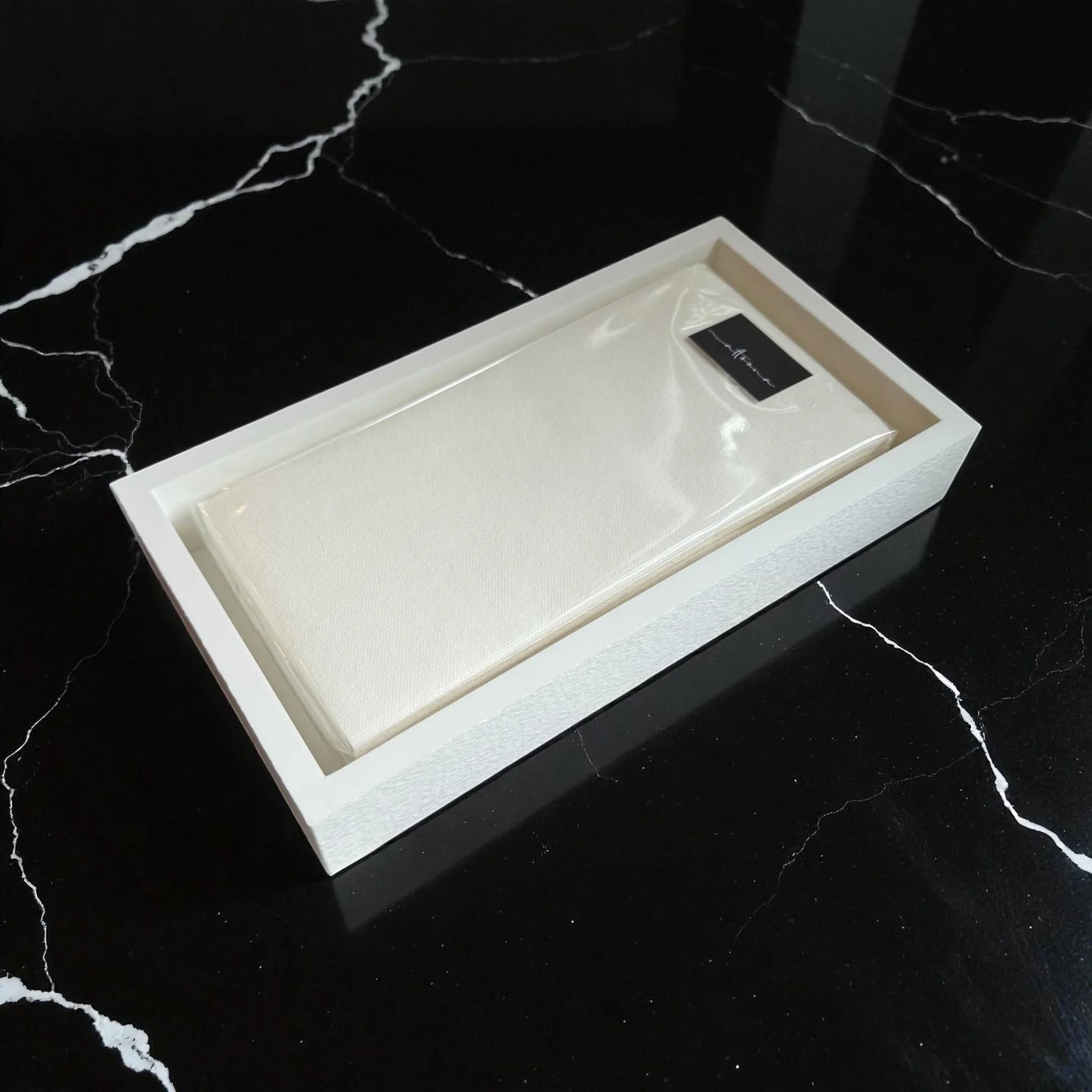 Napkin Holder Ivory White