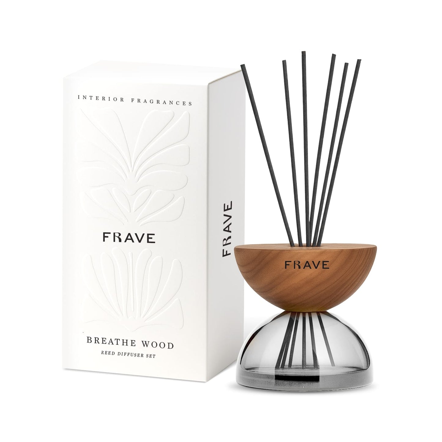Breath Wood Transparent Glass Diffuser Jz Rose