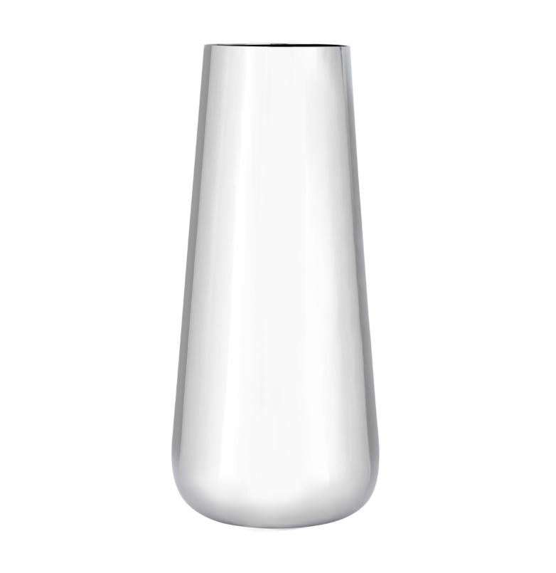 Stem Steel Vase 13.25”
