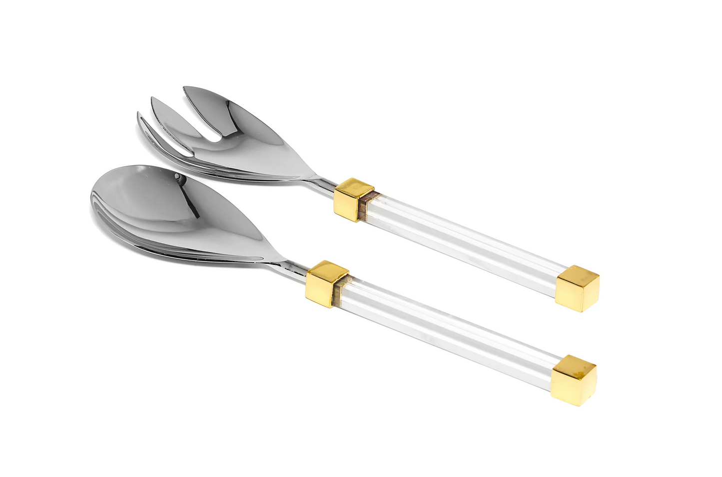 Salad Servers- Acrylic Handles