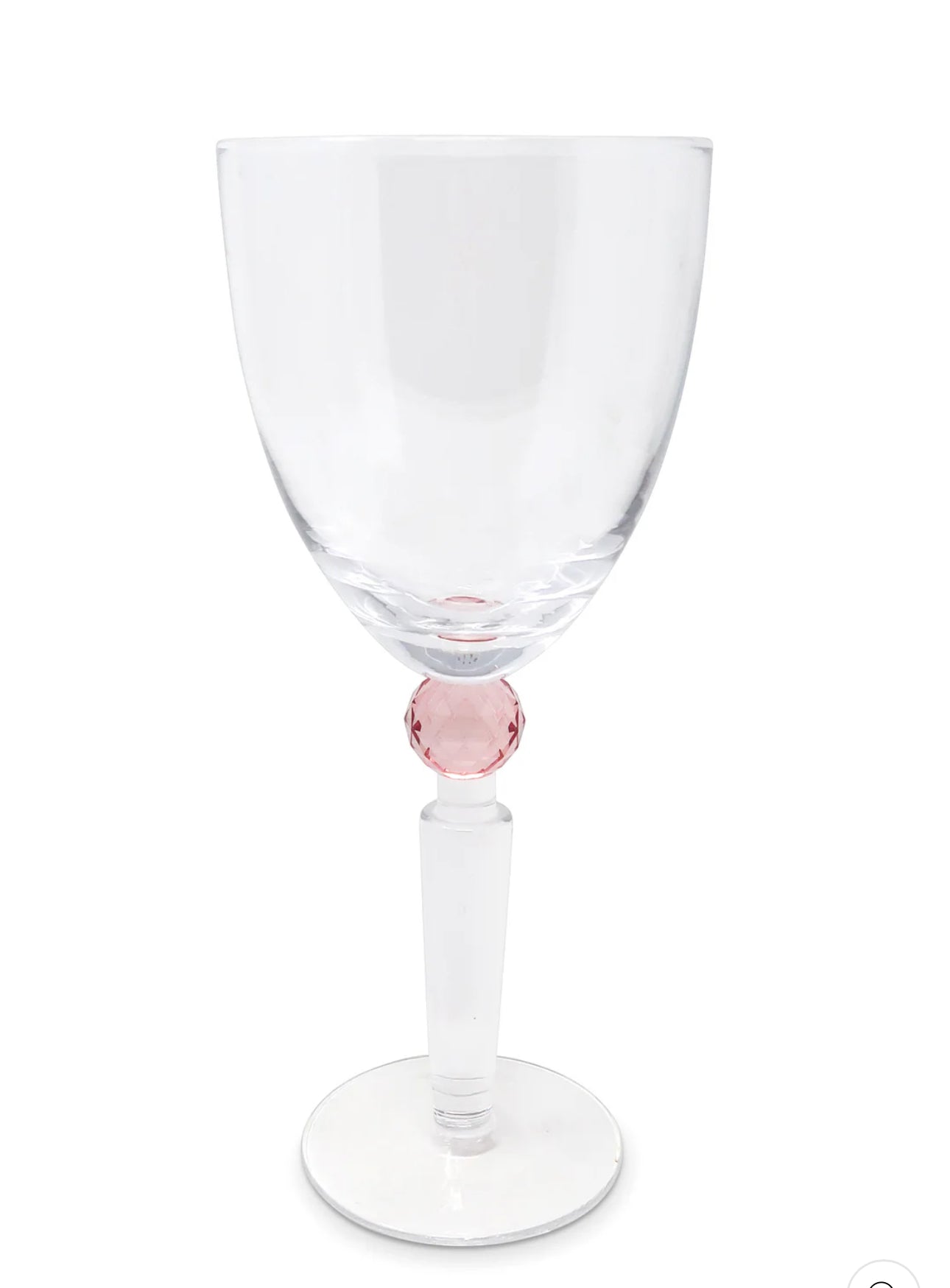 Pink Diamond Wine Glasses Set of 6