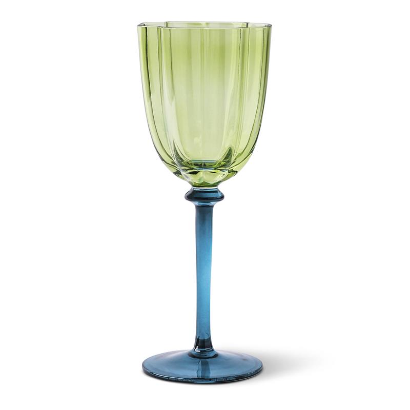 Two Tone Wine Glasses Set of 6