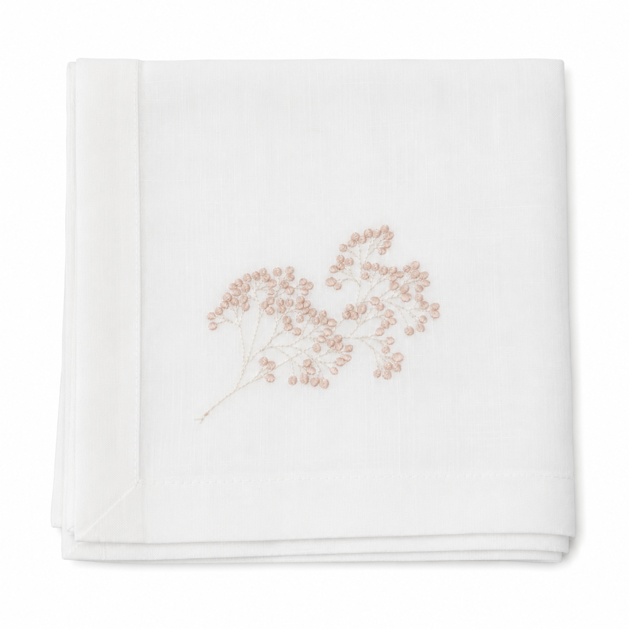 Soft Taupe Wildflower Napkin 20"X20" Set of 4