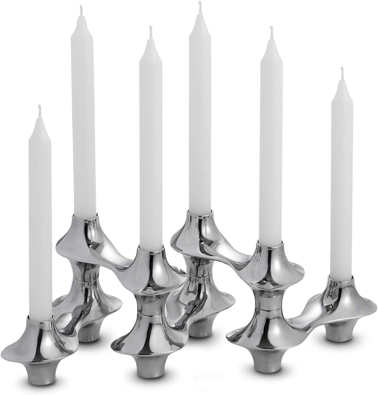 Nambé Cortina Hinged Candelabra