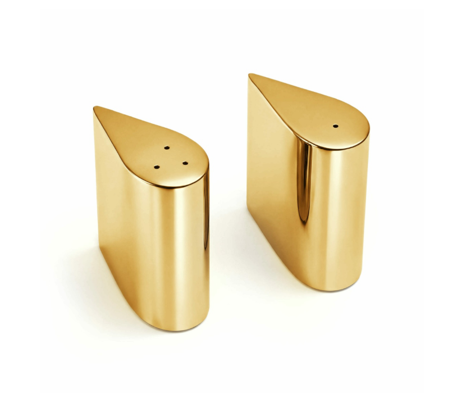 Gold Tear Drop Salt & Pepper