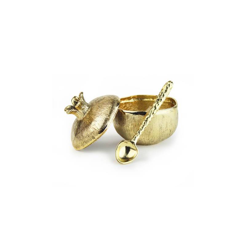 Mini Gold Pomegranate Bowl with Spoon - Jubilee Party