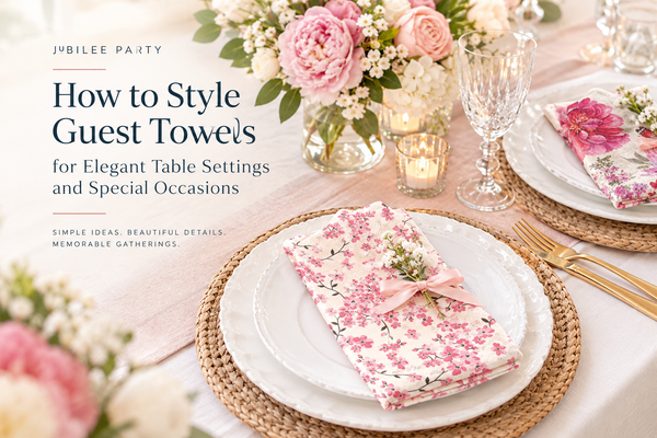 How to Style Guest Towels for Elegant Table Settings and Special Occasions
