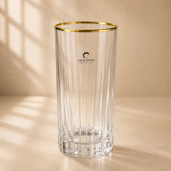 Linear Gold Rim HighBall-6 Set