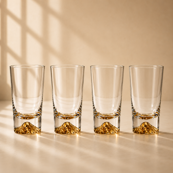 Sierra Gold Novo Set of 4 Highball Glasses