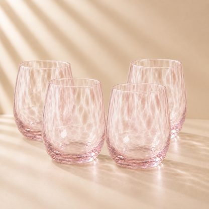 Stemless Glasses 4 Pcs 12 Oz