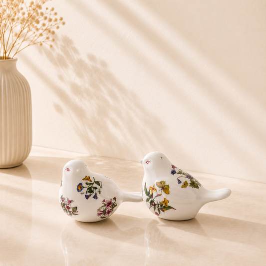 Botanic Garden Salt & Pepper Bird Shape