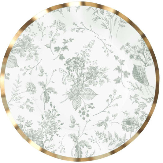 Timeless Sage Wavy Dinner Plates 8pk