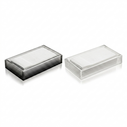 Acrylic Ribbed Guest Towel Holder