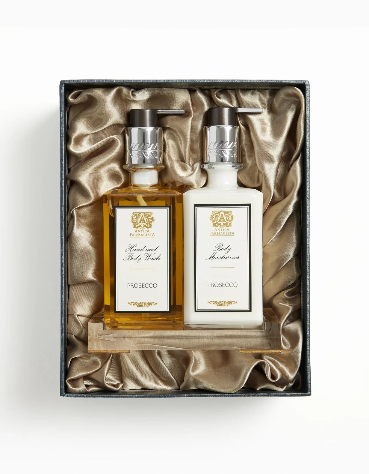 Acrylic Bath & Body Gift Set Prosecco