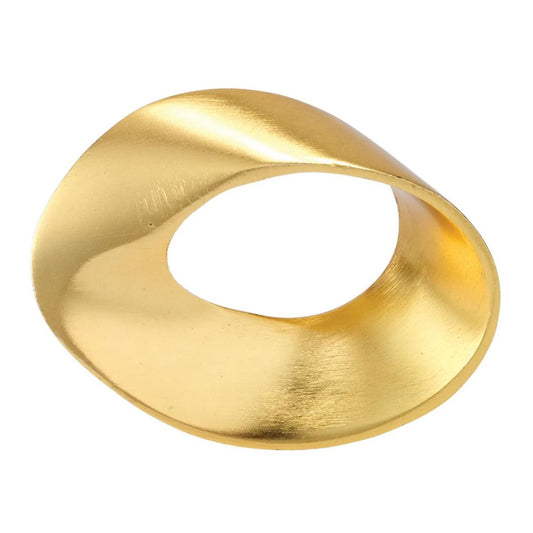 Oviform Gold Napkin Rings - Set of 4