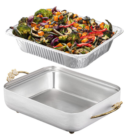 Hammer White Pan - Orchid Handles