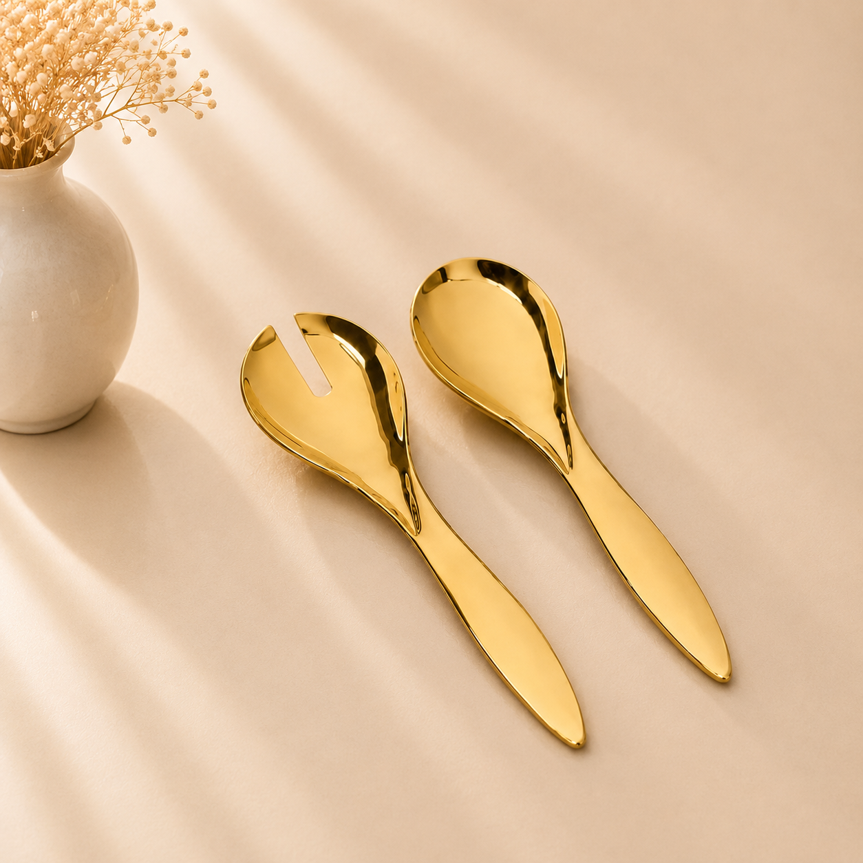 Shiny Gold Salad Servers