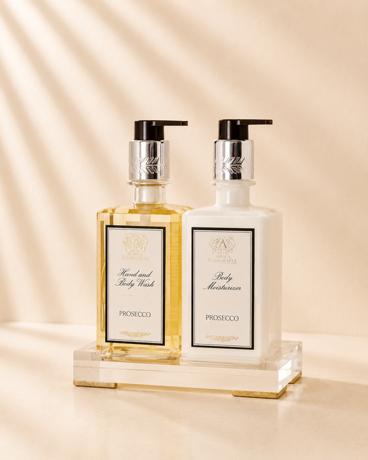 Acrylic Bath & Body Gift Set Prosecco