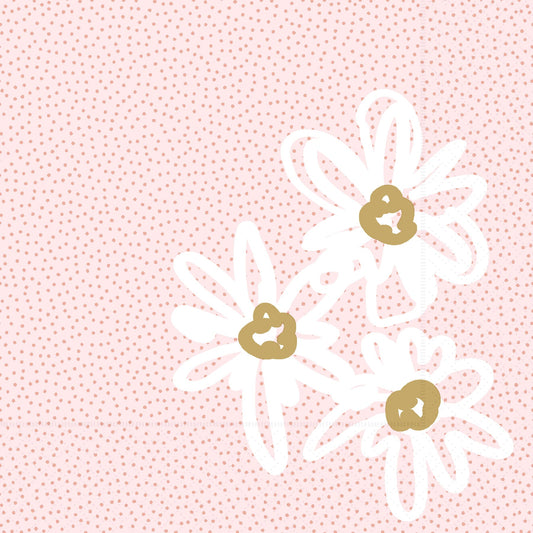 Blooming Pattern Cocktail Napkins 20pk
