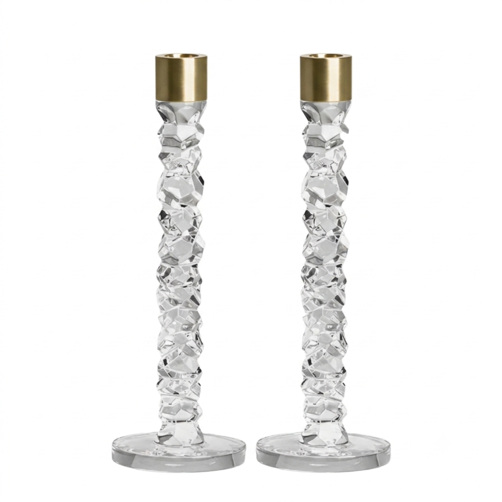 Orrefors Carat Candlesticks - Set of 2