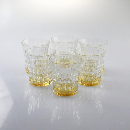 Diamond DOF Glasses with Amber Shade Set of 6
