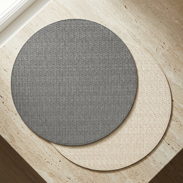 Round Wicker Placemats 15"