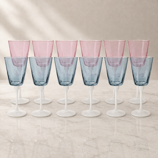 Hammered Water Glasses - Set of 6