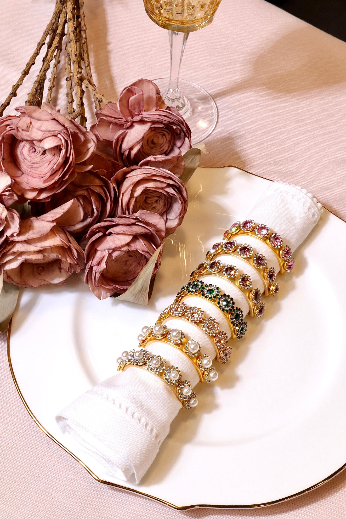 Butterfly Creations Napkin Ring Set of 4