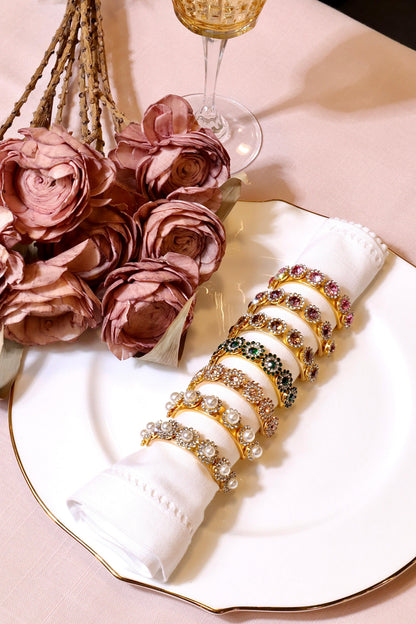 Butterfly Creations Napkin Ring Set of 4