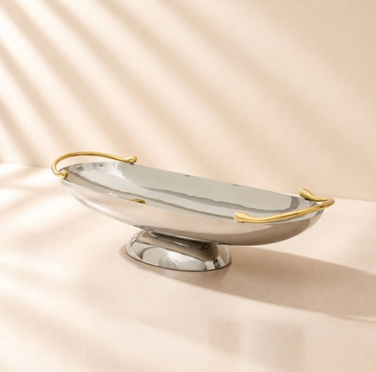 Droplet Oval Dish with Base