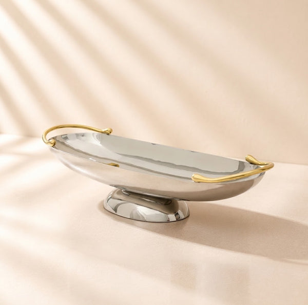 Droplet Oval Dish with Base