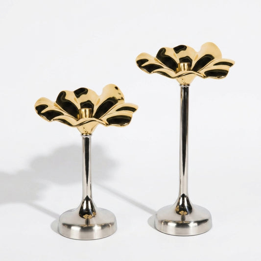 Flower Candle 2-tone Holder