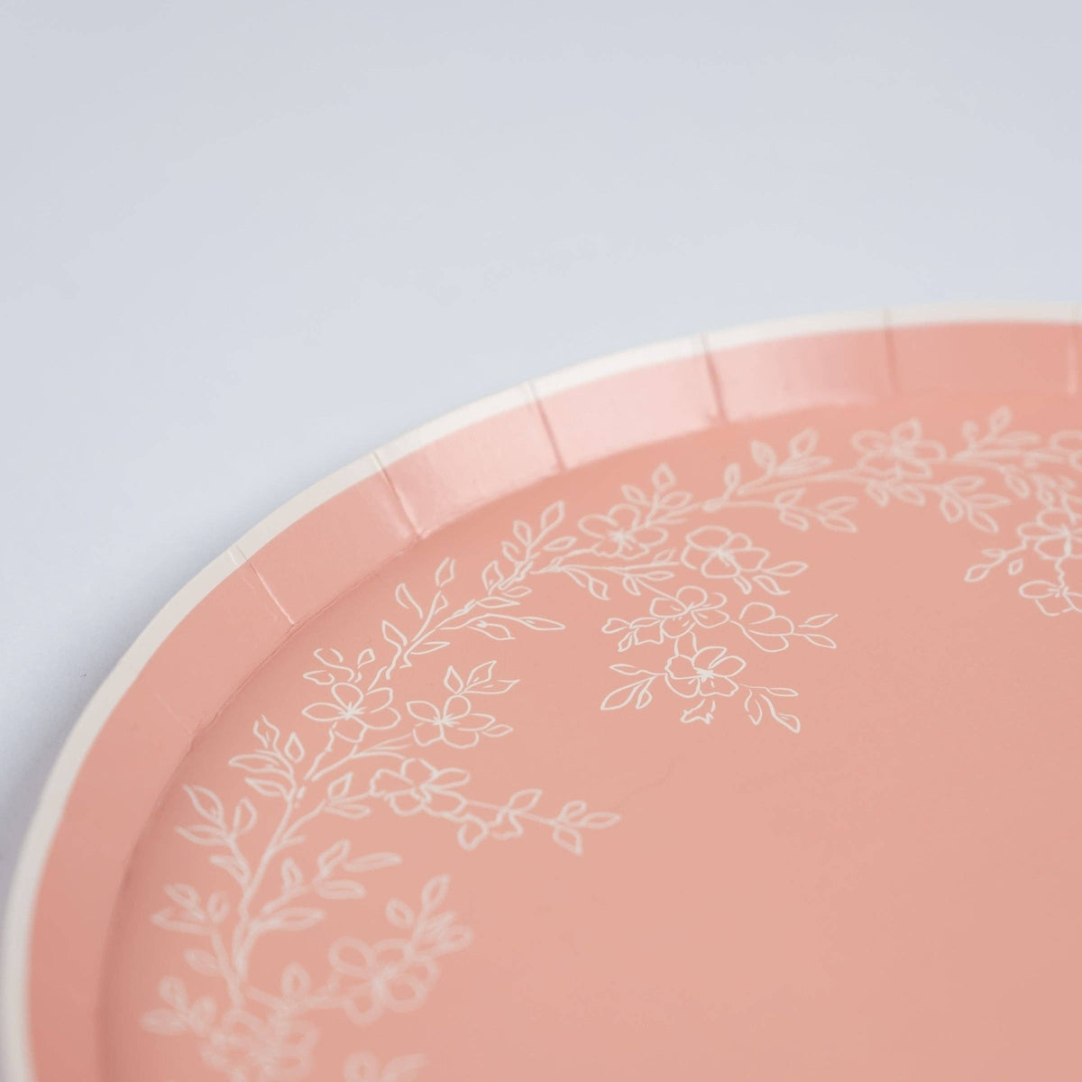Floral Elegance Pink Dinner Plates 8pk
