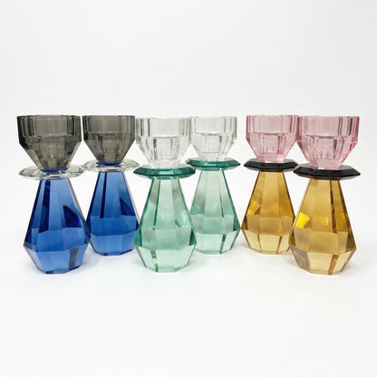 Crystal Tealight Holder Set of 2