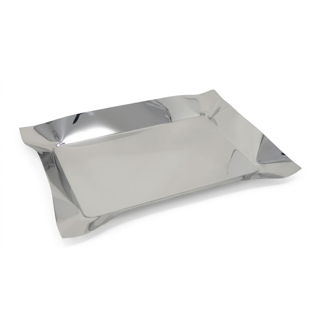 Oblong Stainless Steel Tray 18.5”Lx13.5”W