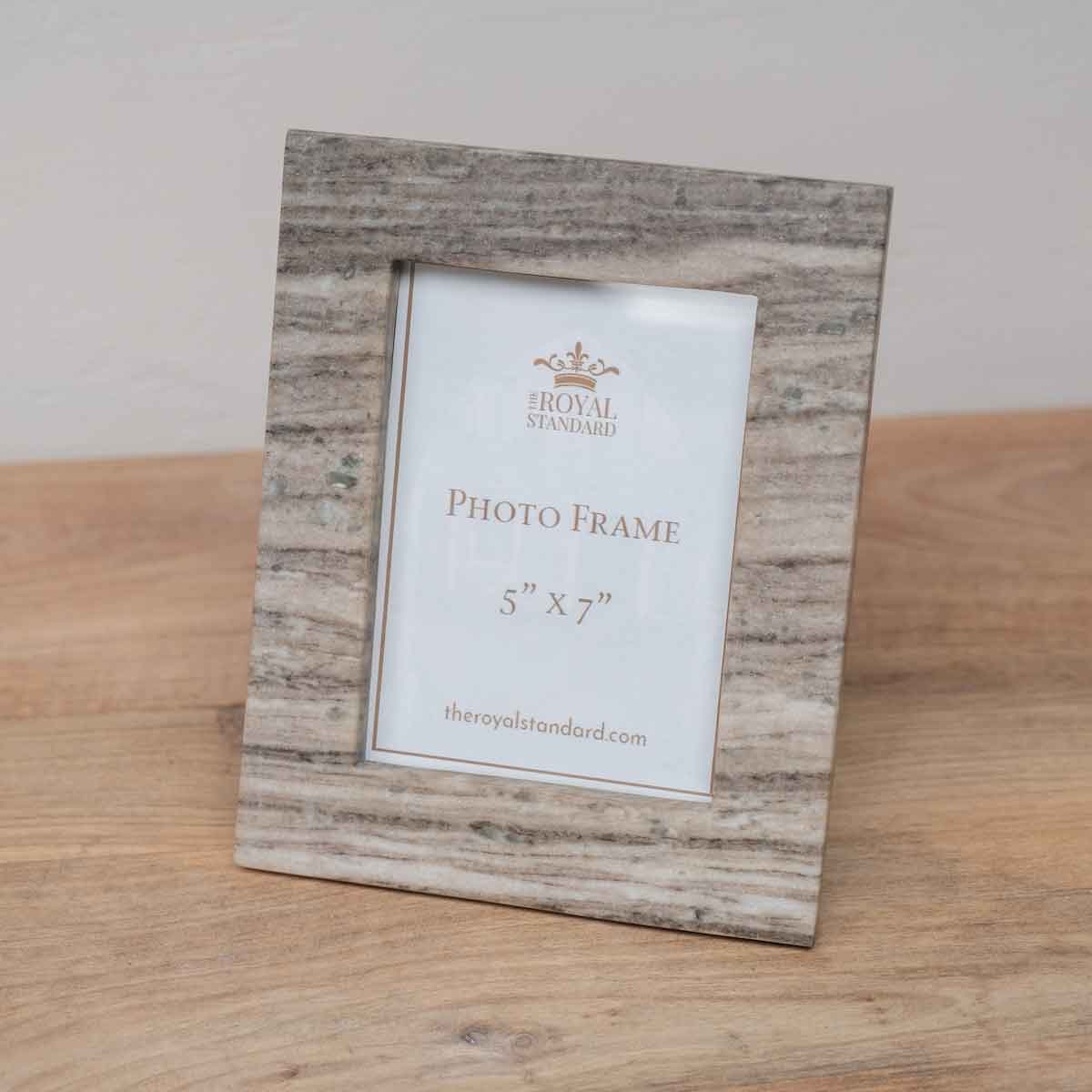 Marble Photo Frame Taupe 5x7